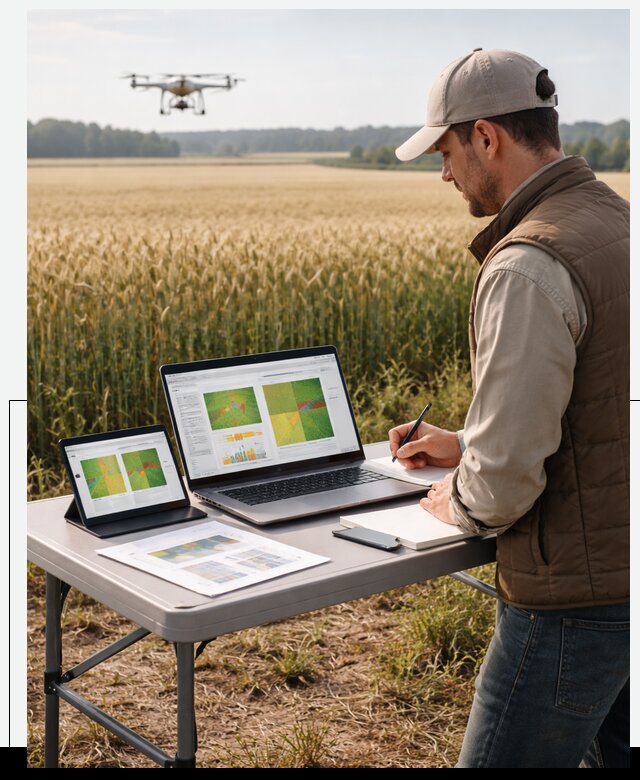 Система AI прогнозирования урожайности для точных агрономий в Кингисеппе